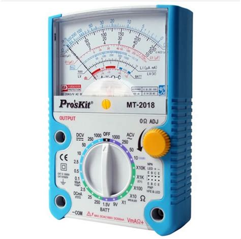 Free Shipping Proskit Mt 2018 Protective Function Analog Multimeter Safety Standard Professional