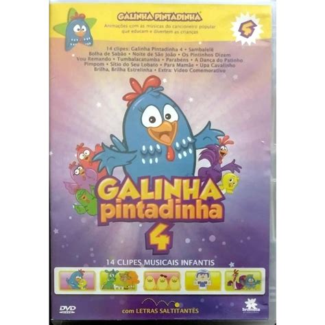 Dvd Galinha Pintadinha Clipes Musicais Shopee Brasil