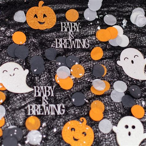 Halloween Baby Shower A Baby Is Brewing Baby Shower Etsy