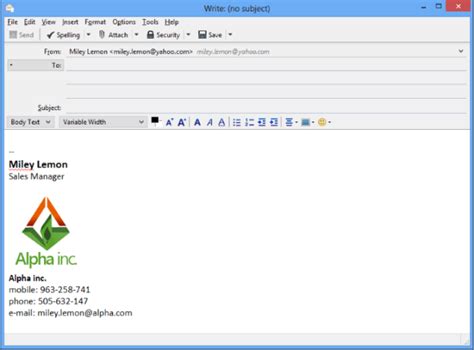 How To Add An Html Email Signature In Mozilla Thunderbird