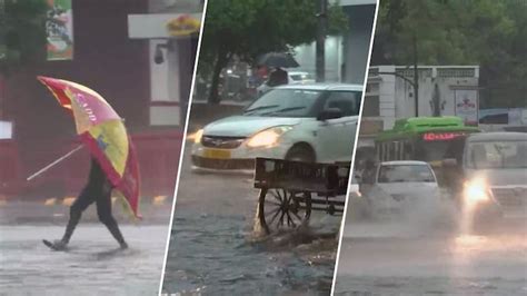 Delhi Records Highest One Day Rain For August In 13 Years Traffic