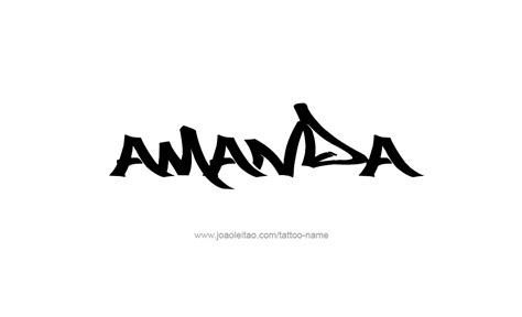 Amanda Name Tattoo Designs Artofit