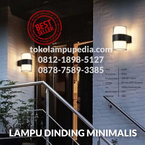 Jual Lampu Dinding Rumah Minimalis X W Toko Lampupedia