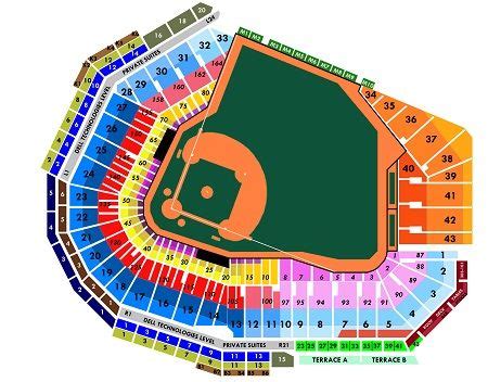 Fenway Seating Chart for MLB Baseball Game