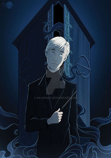 Draco Malfoy and the Vanishing Cabinet by KiloWhat on DeviantArt