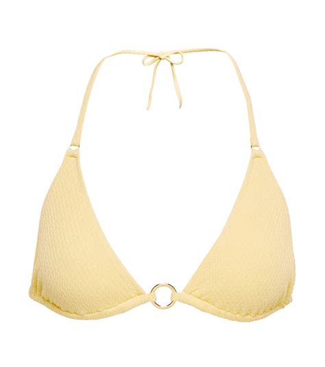 Buy Melissa Odabash Venice Bikini Top Yellow At 30 Off Editorialist