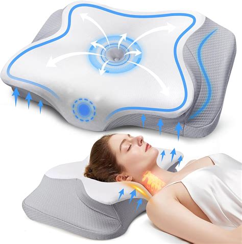 Almohada Cervical Para Aliviar El Dolor De Cuello Y Hombros Para Dormir