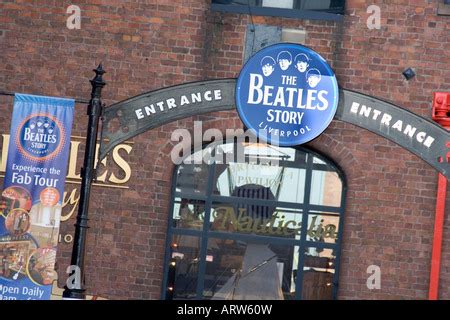 The Beatles Story Exhibition Albert Dock Liverpool England UK Stock