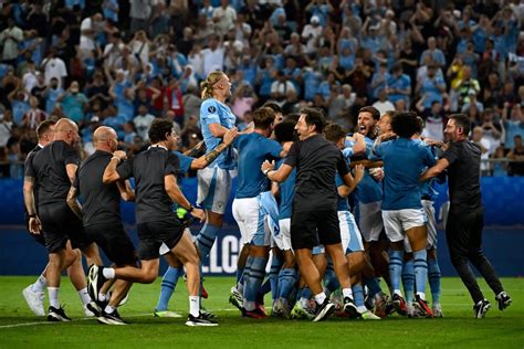 Manchester City win Super Cup after beating Sevilla on penalties - The ...