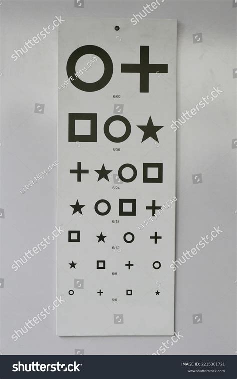 Real Eye Checking Chart Eye Chart Stock Photo 2215301721 | Shutterstock