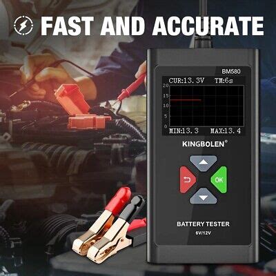 Kingbolen Bm V V Auto Car Battery Tester Charging Cranking Test