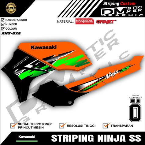 Jual Striping Ninja Ss Variasi Uv Transfaran Hologram Ans Shopee