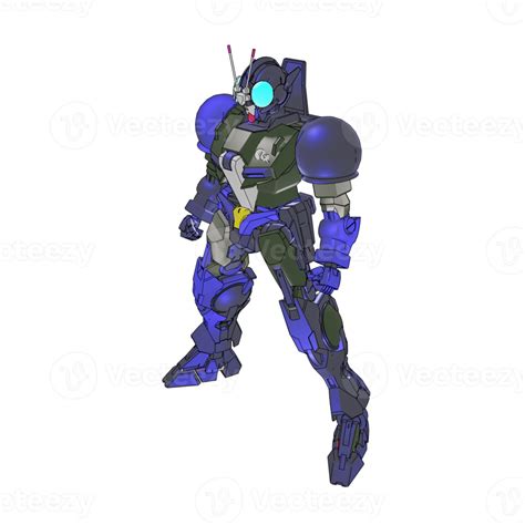 Mecha With Defensive Combat Style 12006573 Png