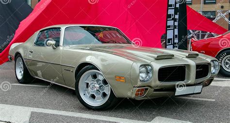 Classical American Car 1970 Pontiac Firebird Formula 350 Editorial