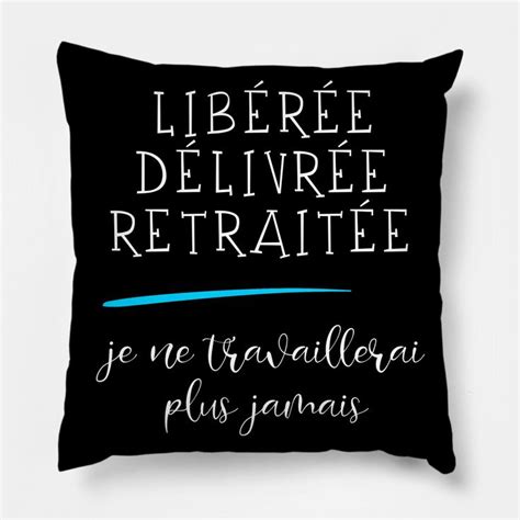 Lib R E D Livr E Retrait E Cadeau Retraite By Skink Throw Pillows