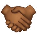 Handshake Medium Dark Skin Tone Emoji