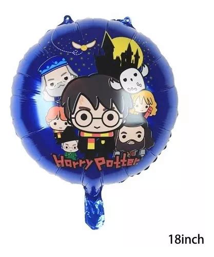 Paquete Harry Potter Globos Metalicos Fiesta Cumpleaños 95 en