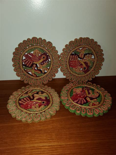 Vintage Wicker Raffia Straw Hot Pot Trivets Boho Wall Etsy