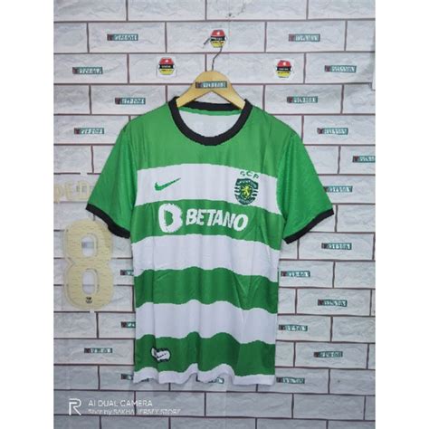 Jual Jersey Bola Sporting Lisbon Scp Home 2023 2024 Club Langka