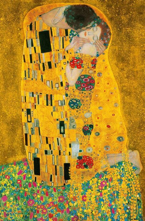 The Kiss Gustav Klimt Wallpaper