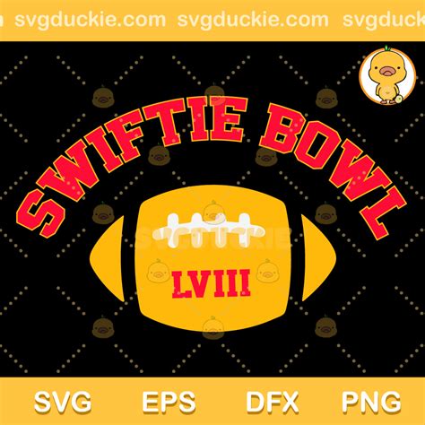 Swiftie Bowl LVIII Taylor Swift SVG, Swiftie Love Football