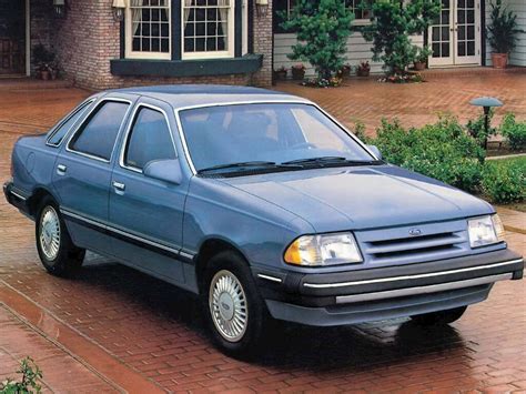 Ford Tempo рестайлинг 1985 1986 1987 седан 1 поколение технические