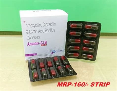 Amoxycillin 250 Mg Cloxacillin 250 Mg Lactic Acid Baccilus 10