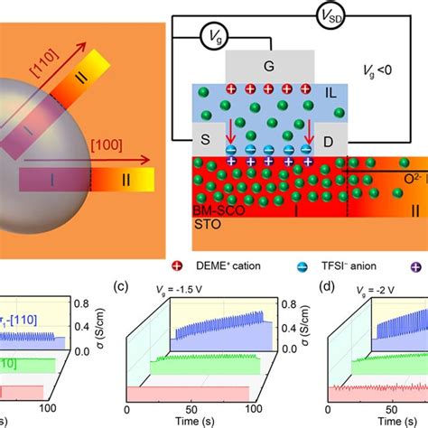 Anisotropic Conductivity Modulation In Bmsco A Schematic