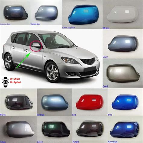 Acess Rios Do Carro Para Mazda 3 Invertendo Espelho Retrovisor Capa