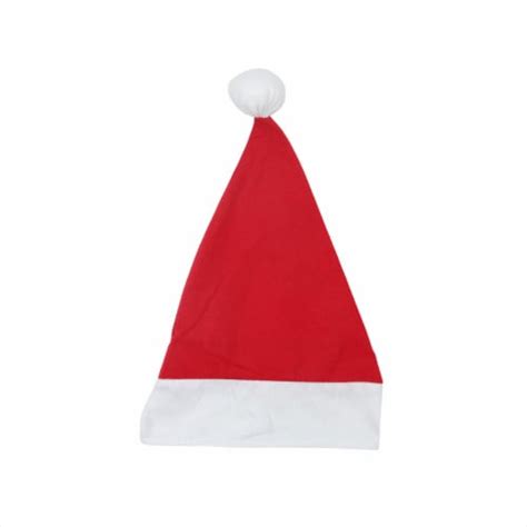 Northlight 18 Red And White Unisex Adult Christmas Santa Hat Costume