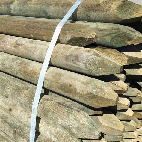 ACQ TREATED FENCE POSTS POINTED SWi Fence Supply