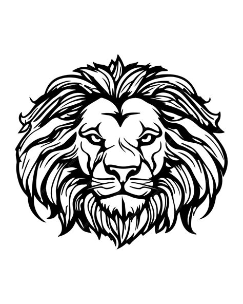 Premium Vector Lion Head Logo Icon Lion Face Vector Illustration