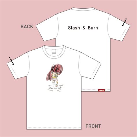 Daoko Store Daoko Slash Burn Jacket Tee White 再入荷