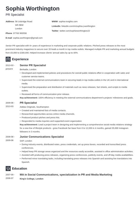 How To Write A Cv Personal Statement Examples