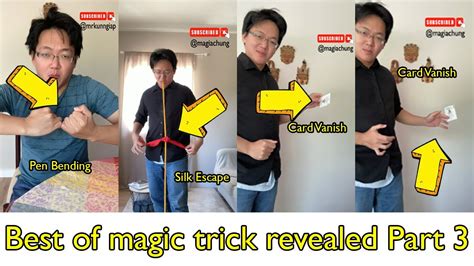 Best Of Magic Trick Revealed Part 03 マジック種明かし Magia 마술 Truco De Magia Youtube