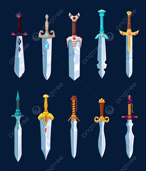 Magical Swords Sword Cartoon Steel Cartoon Clipart Sword Clipart