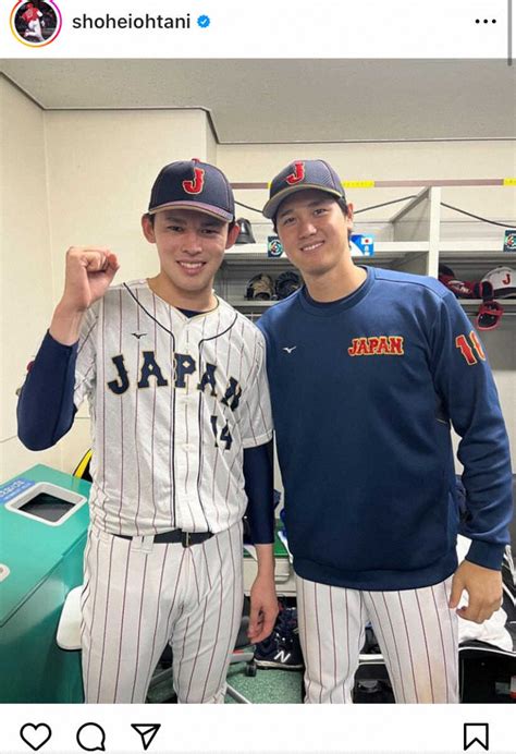 大谷翔平インスタグラム（shoheiohtani）から ― スポニチ Sponichi Annex 野球