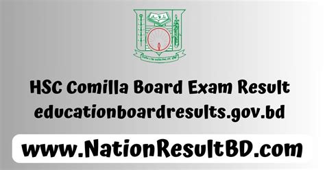 HSC 2024 Comilla Board Exam Result - educationboardresults.gov.bd