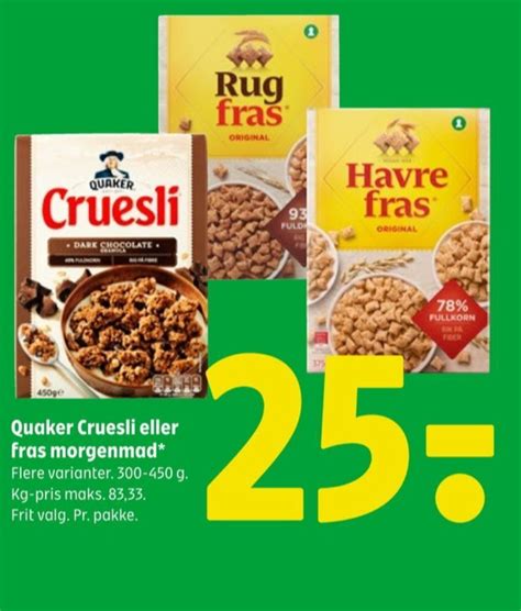 Rugfras Morgenmadsprodukt Tilbud Hos Coop 365