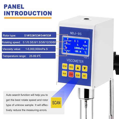 Visc Metro Rotatorio Digital Con Sonda De Temperatura Viscos Metro De