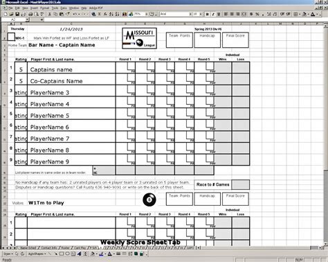 Darts League Excel Spreadsheet Printable Spreadshee darts league excel ...