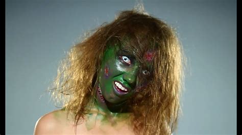 Образ зомби на Хэллоуин - YouTube