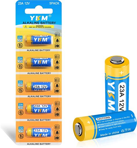 Amazon YKM 23A 12 Volt Battery A23 MN21 23 L1028f 12V Alkaline