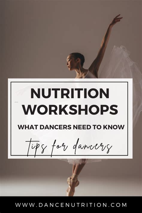 Dance Nutrition Workshops Everything You Need To Know Dance Nutrition