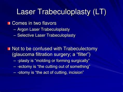 Ppt Glaucoma Laser Surgery Slt Alt Ecp Powerpoint Presentation