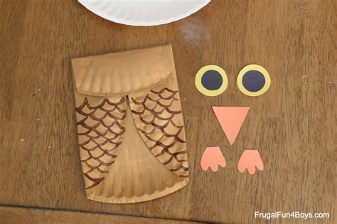 Paper Plate Owl Craft For Kids Frugal Fun For Boys And Girls