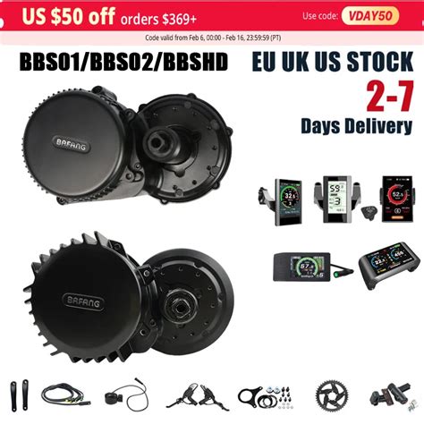 Bafang Mid Drive Motor Kit 250w 350w 500w 750w 1000w Bbshd Bbs02b Bbs02