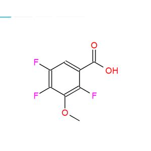 2 4 5 Trifluoro 3 Methoxybenzoic Acid 112811 65 1 1H NMR Spectrum