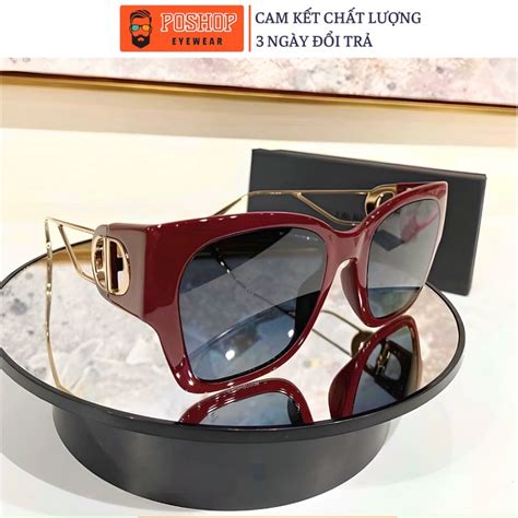 Kính mát nam nữ POSHOP kính râm thời trang chống tia uv gọng kim loại mắt mèo hot trend hàn