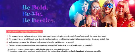 Beetles Colors Gel Nail Polish Kit Midnight Euphoria Collection Pcs Purple Blue Hot Pink